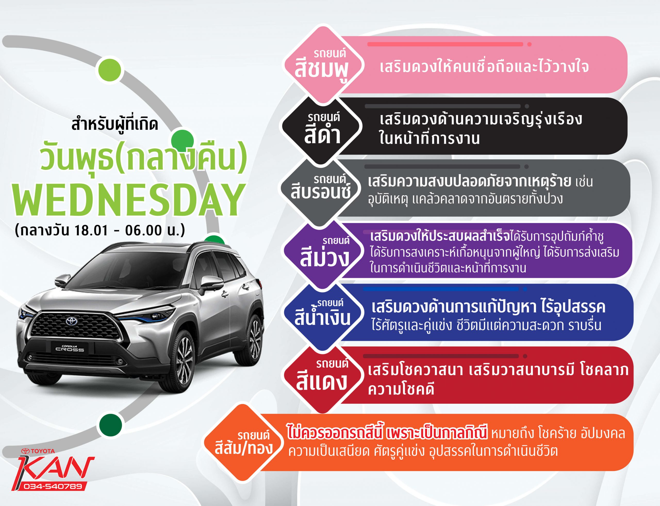 สีรถ-5-scaled สายมูเตลูมาทางนี้ ฤกษ์ออกรถ 2564