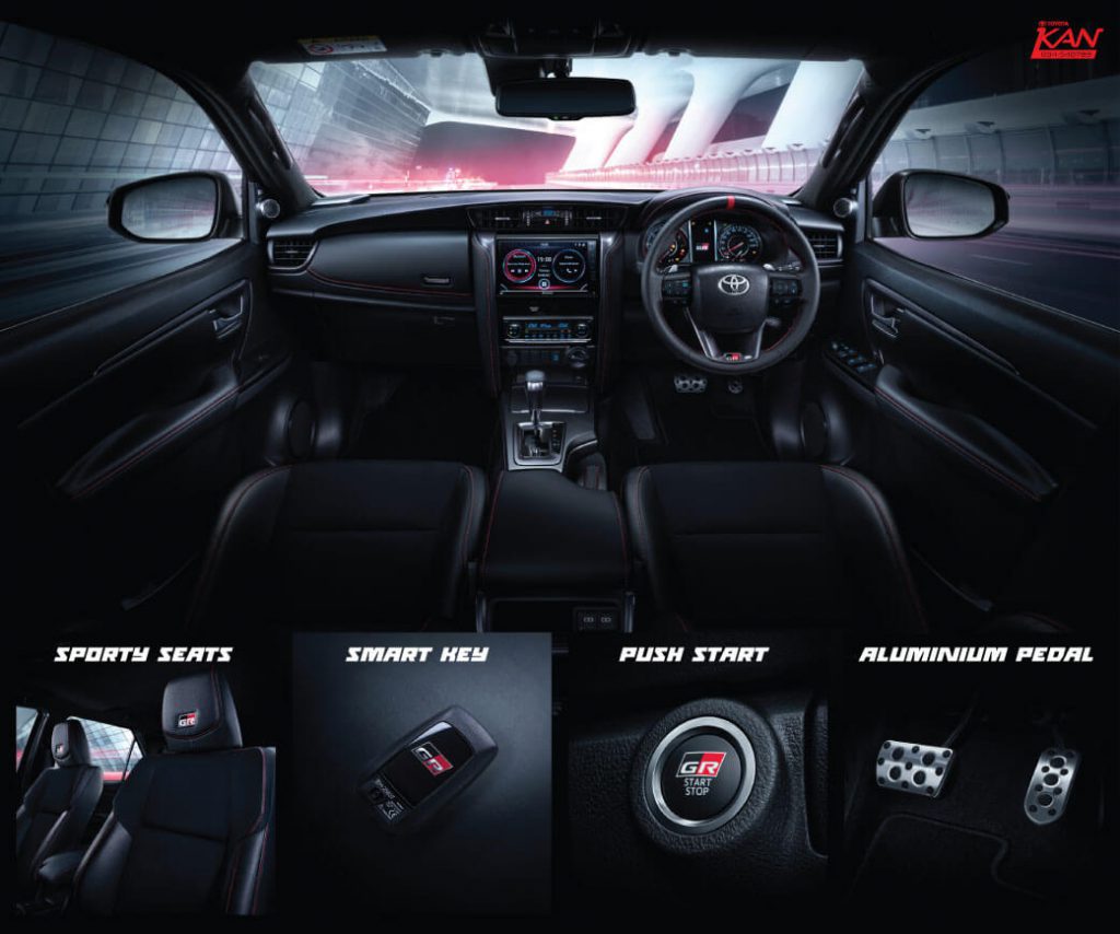 inside-fortuner-GR-1024x854 ราคาและสเปก Fortuner GR Sport