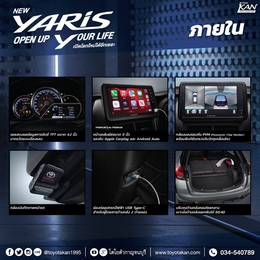 ภายใน-1024x1024 โฉมใหม่! New TOYOTA YARIS 2023