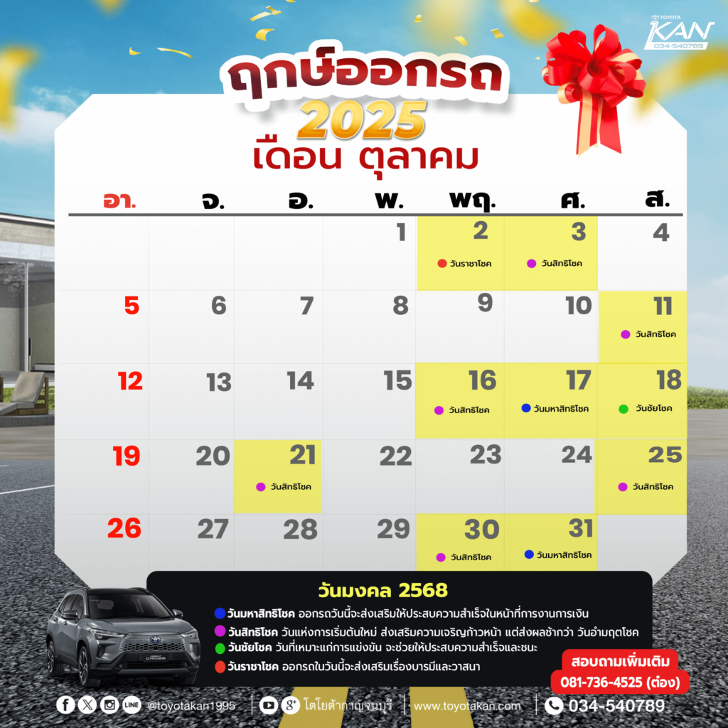 ฤกษ์ออกรถ-เดือน-ตุลาคม-2568-1-1024x1024 ฤกษ์งามยามดี ฤกษ์ออกรถปี 2568