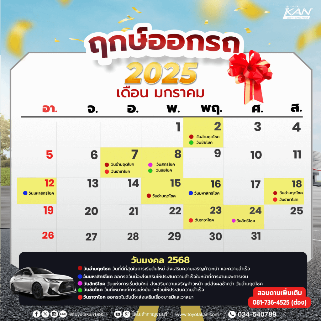 ฤกษ์ออกรถ-เดือน-มกราคม-2568-1024x1024 ฤกษ์งามยามดี ฤกษ์ออกรถปี 2568