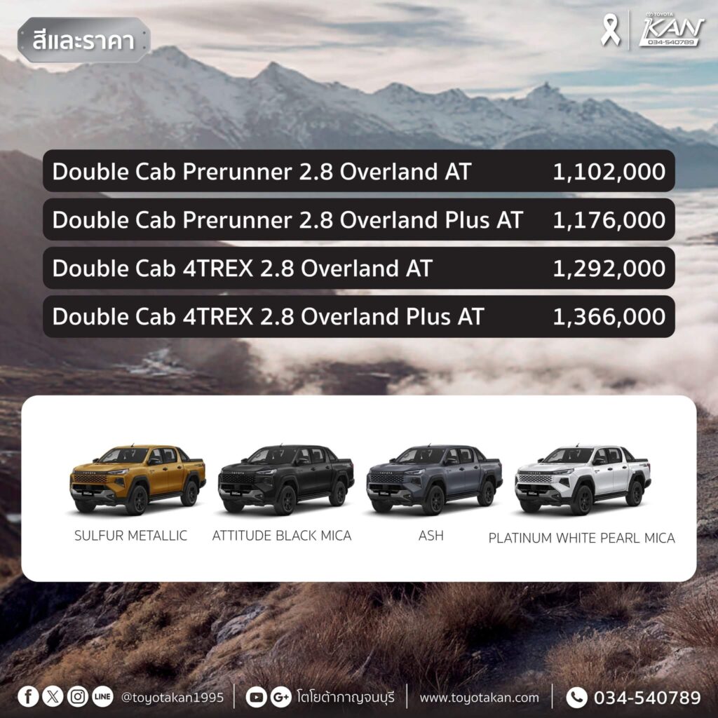 สเปค-travo-overland-3-1024x1024 เปิดสเปค Hilux Travo Overland ทราโว่ 2025