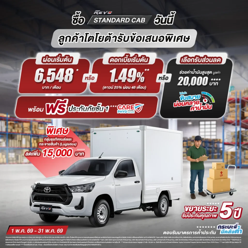 revo-standard-cab-1024x1024 ซื้อไฮลักซ์ รีโว่ รุ่นมาตรฐาน