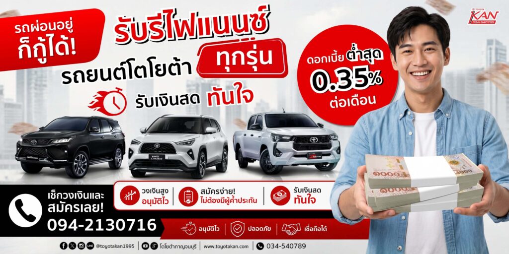 รีไฟแนนซ์รถ-1024x512 รีไฟแนนซ์รถยนต์ อนุมัติไว ได้เงินก้อน ผ่อนอยู่ก็กู้ได้